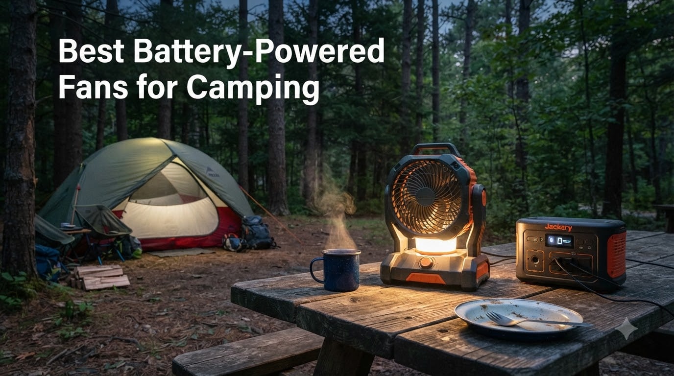 Best Battery-Powered Fans for Camping