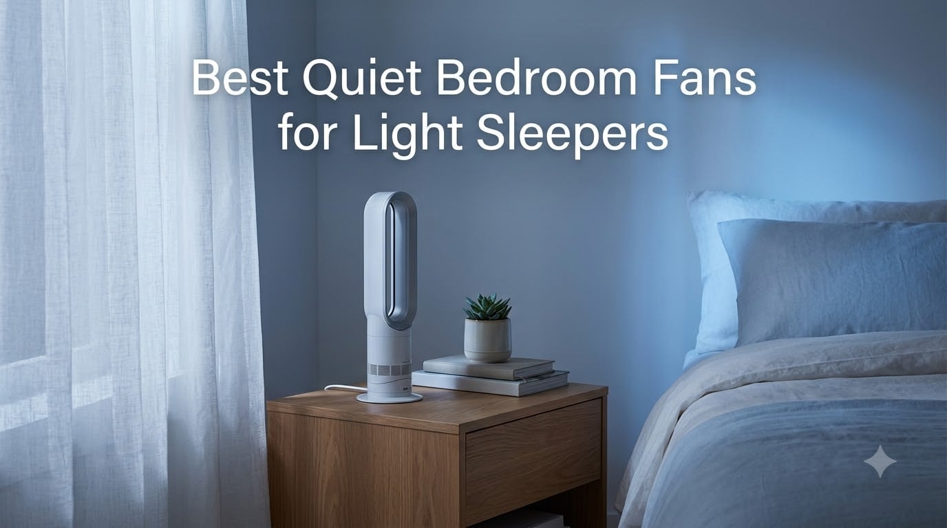 Best Quiet Bedroom Fans for Light Sleepers