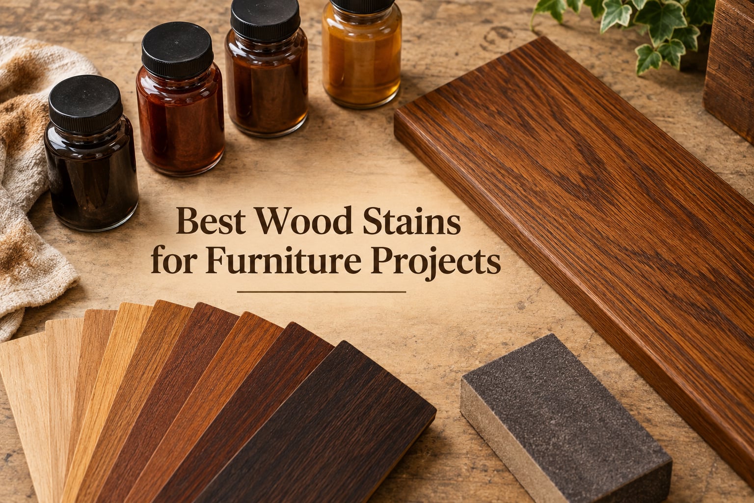 Best Wood Stains for Furniture Projects