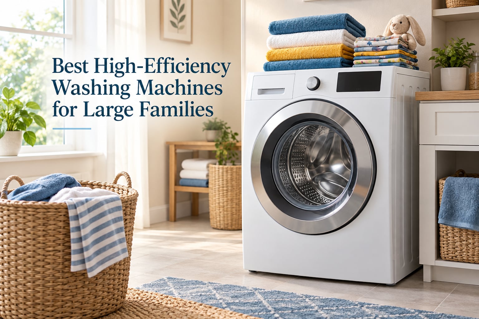 Best High-Efficiency Washing Machines for Large Families
