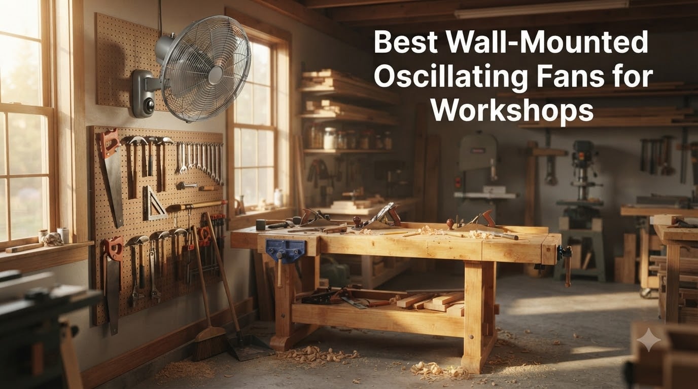 Best Wall-Mounted Oscillating Fans for Workshops