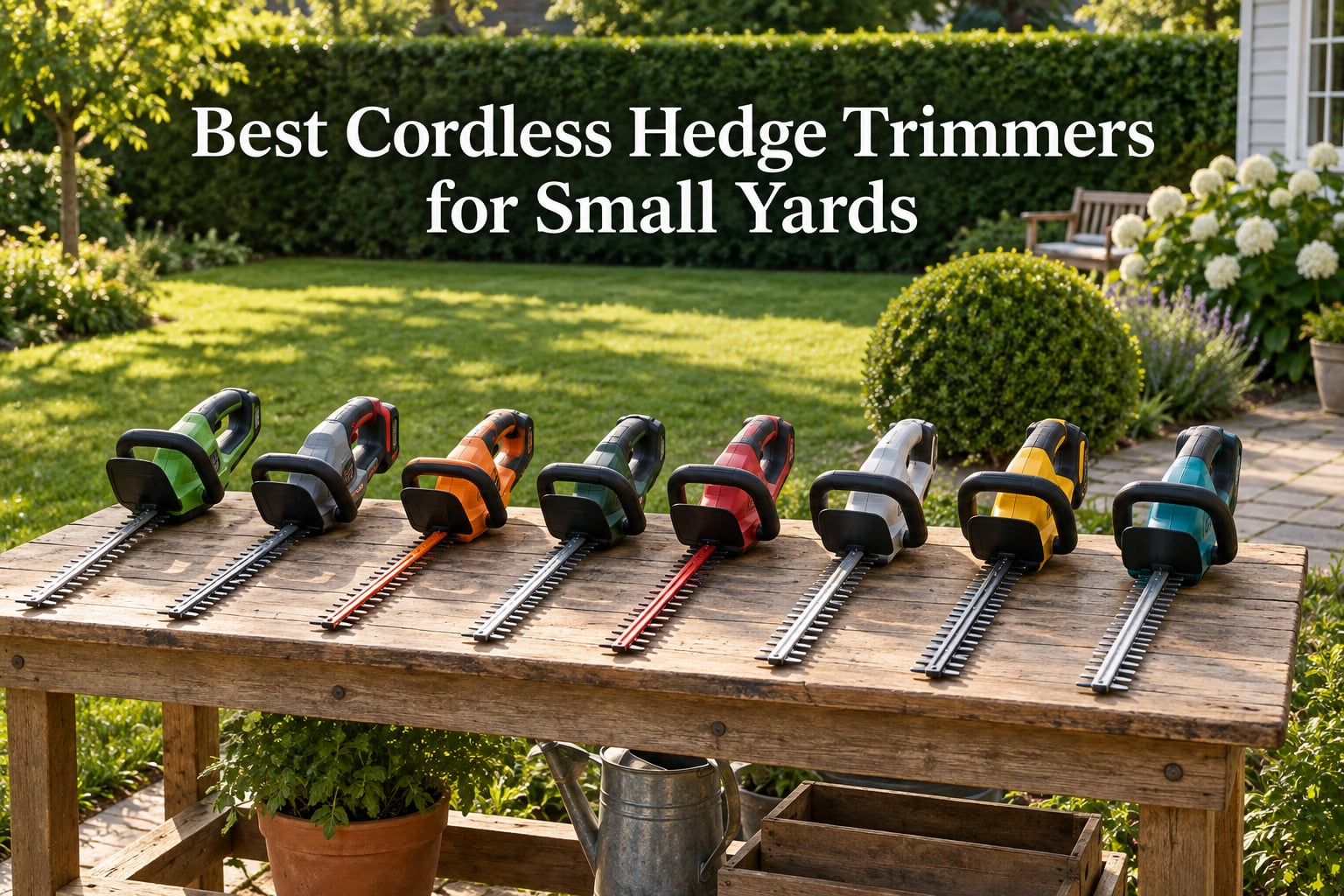 Best Cordless Hedge Trimmers for Small Yards