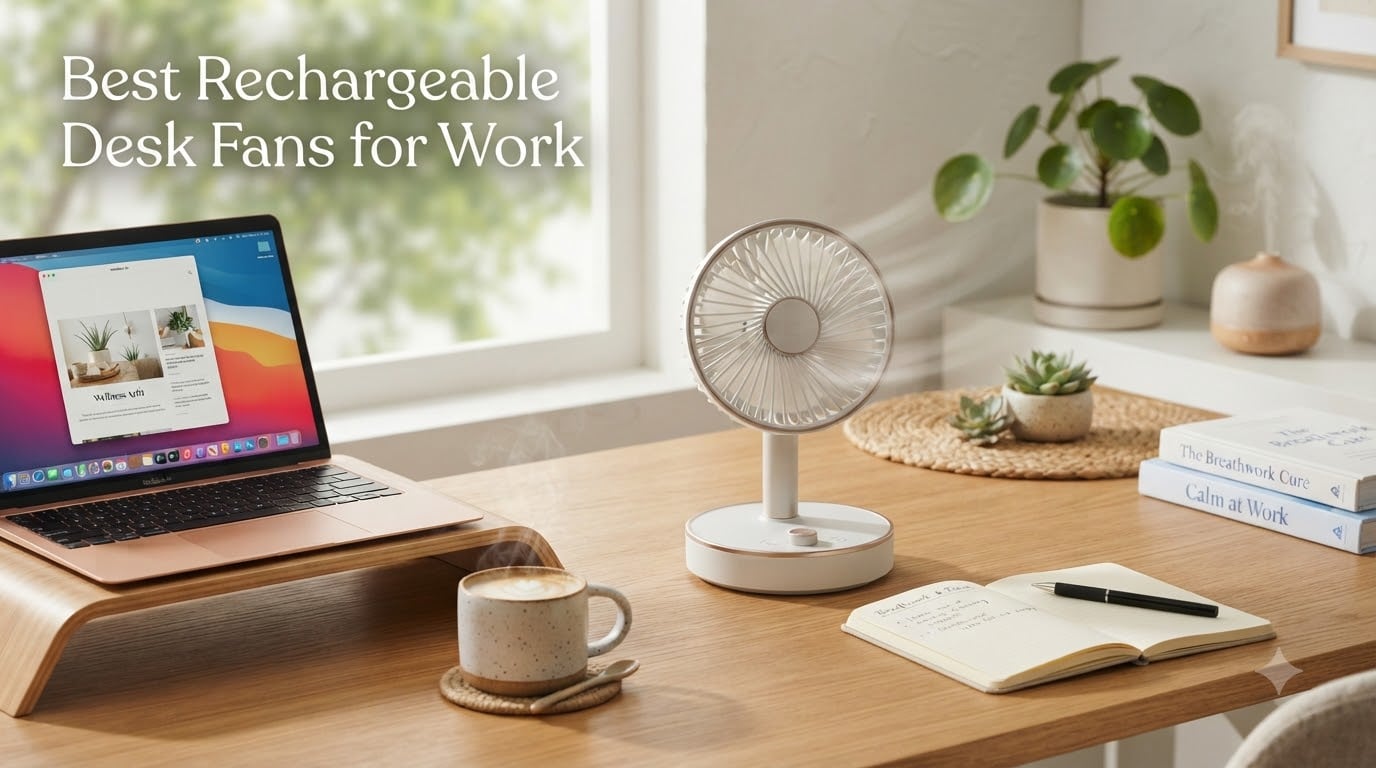 Best Rechargeable Desk Fans for Work