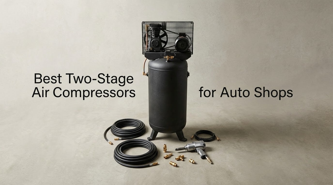Best Two-Stage Air Compressors for Auto Shops