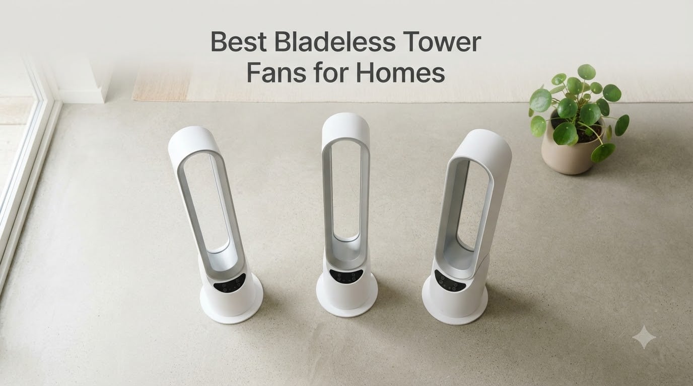 Best Bladeless Tower Fans for Homes