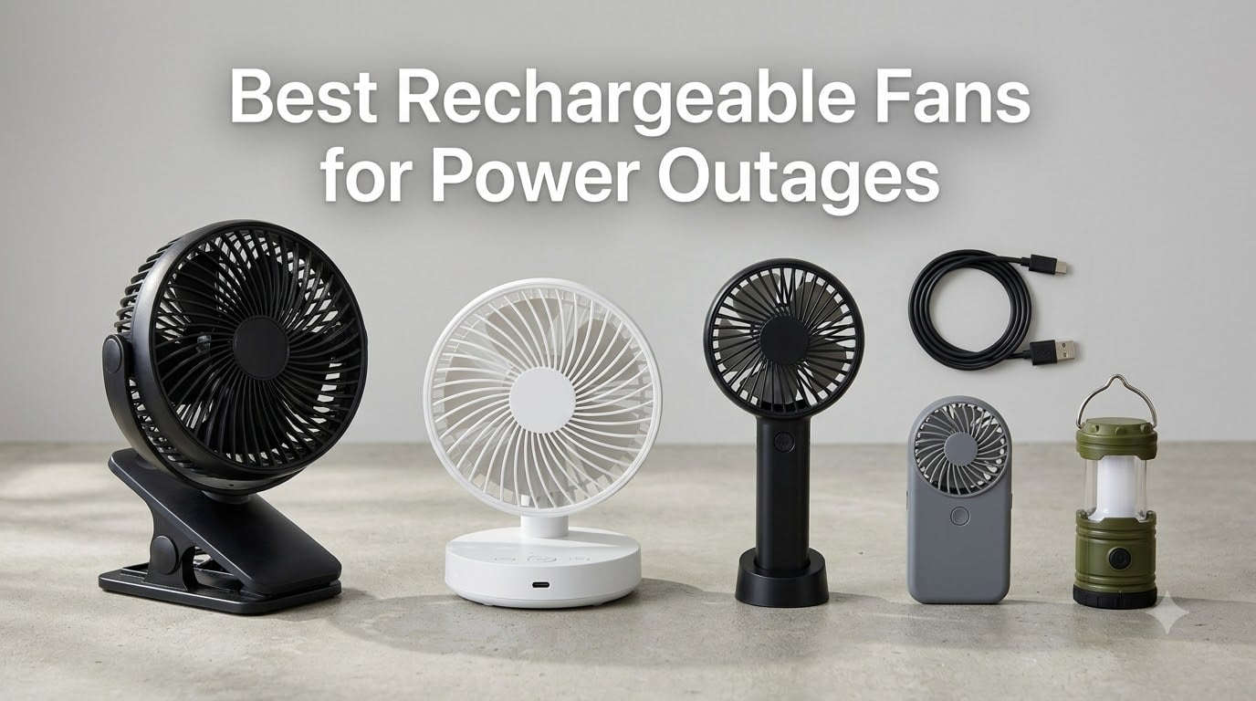 Best Rechargeable Fans for Power Outages