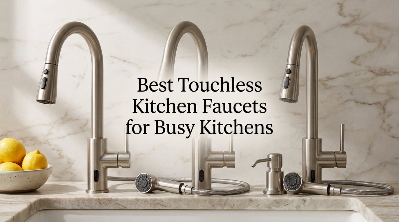 Best Touchless Kitchen Faucets for Busy Kitchens