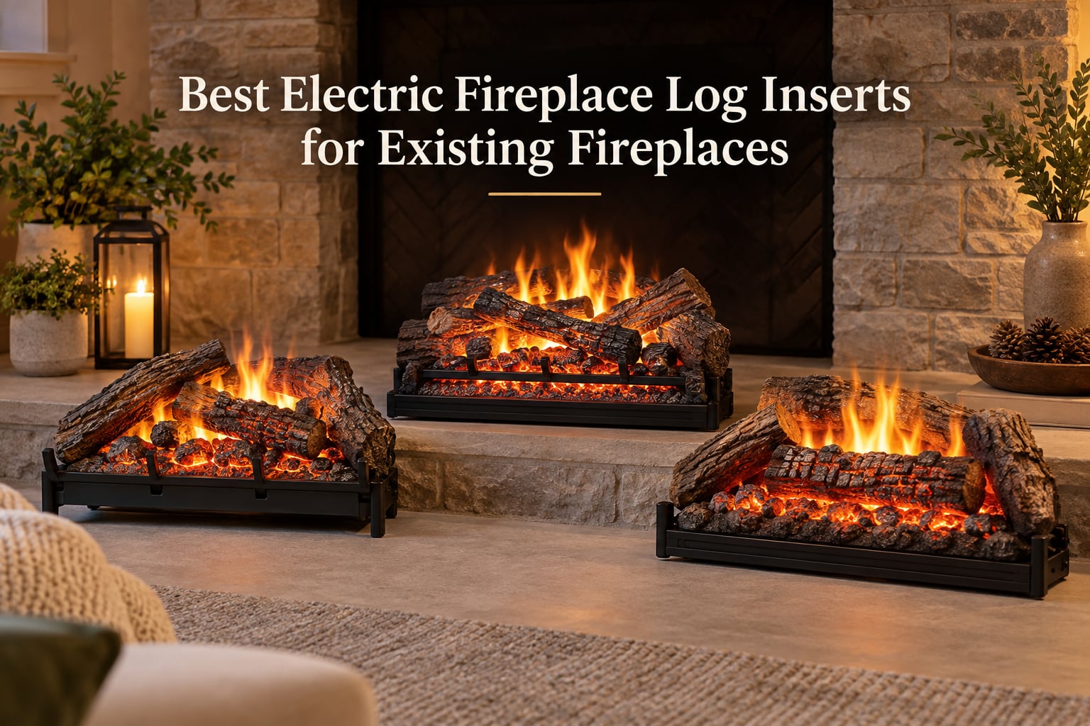 Best Electric Fireplace Log Inserts for Existing Fireplaces