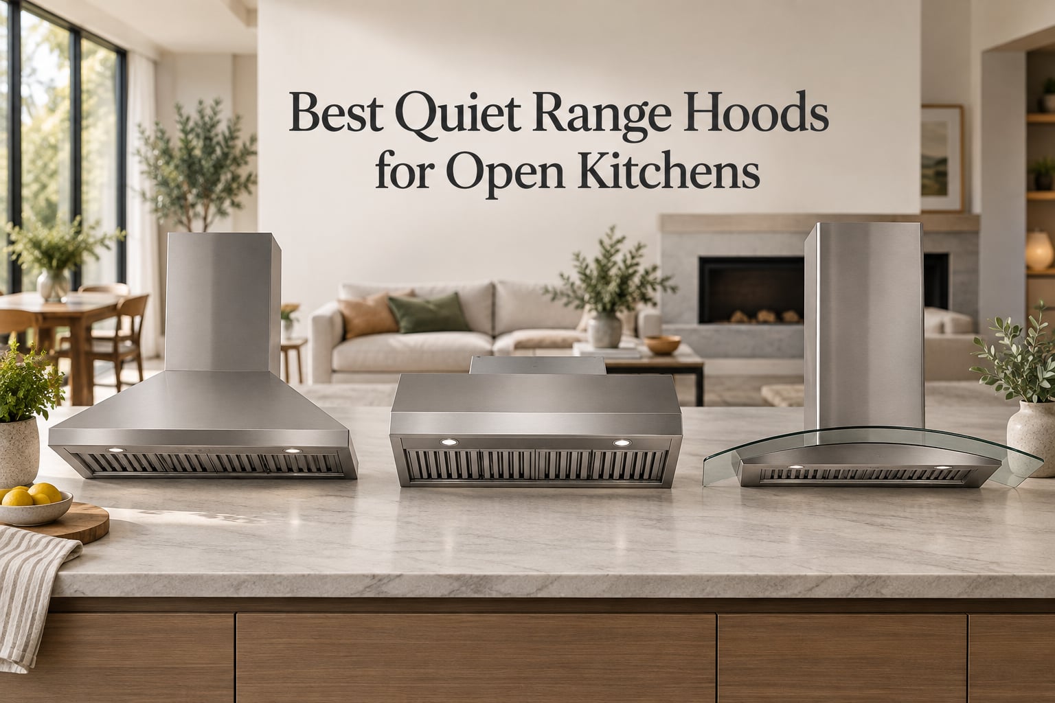 Best Quiet Range Hoods for Open Kitchens