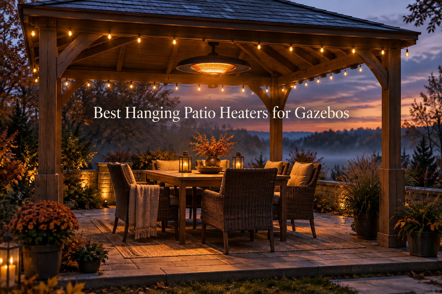 Best Hanging Patio Heaters for Gazebos