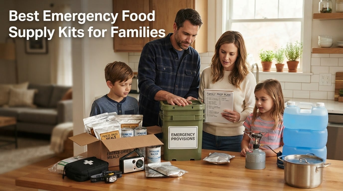 Best Emergency Food Supply Kits for Families