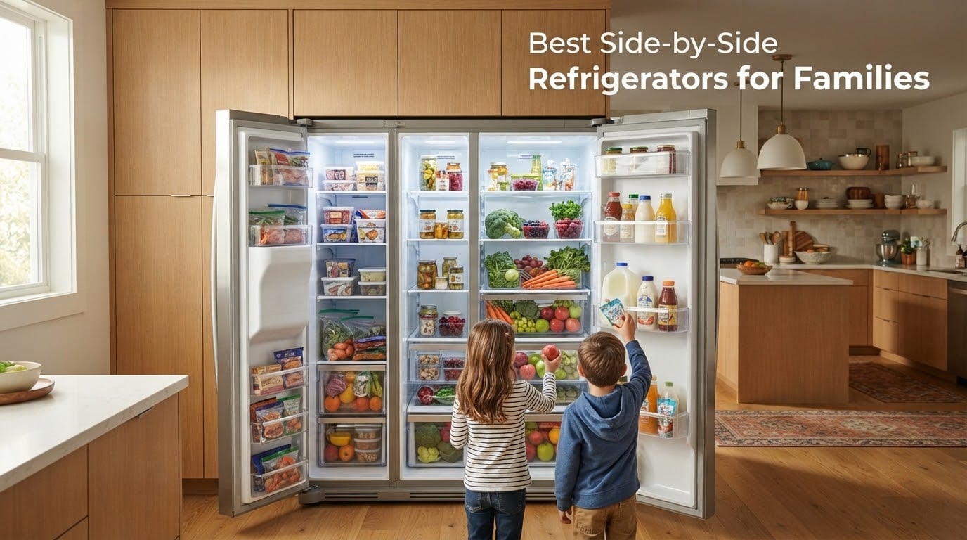 Best Side-by-Side Refrigerators for Families