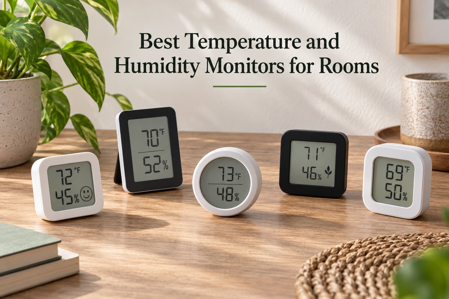 Best Temperature and Humidity Monitors for Rooms