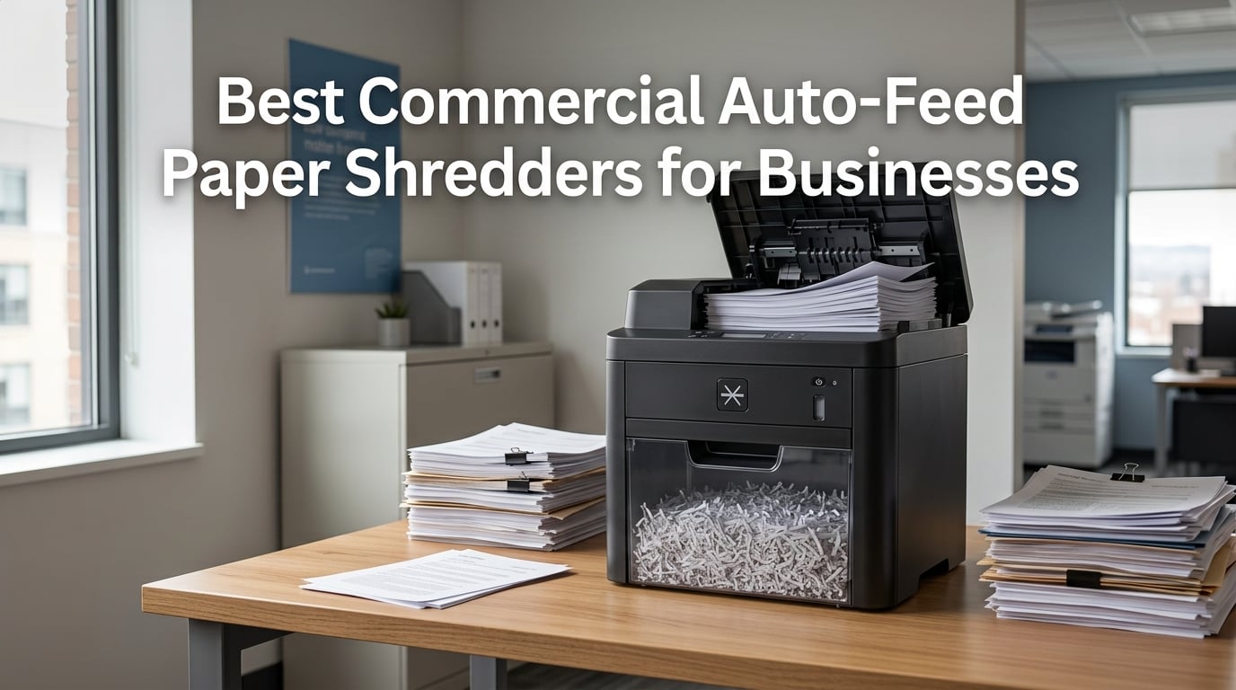 Best Commercial Auto-Feed Paper Shredders for Businesses