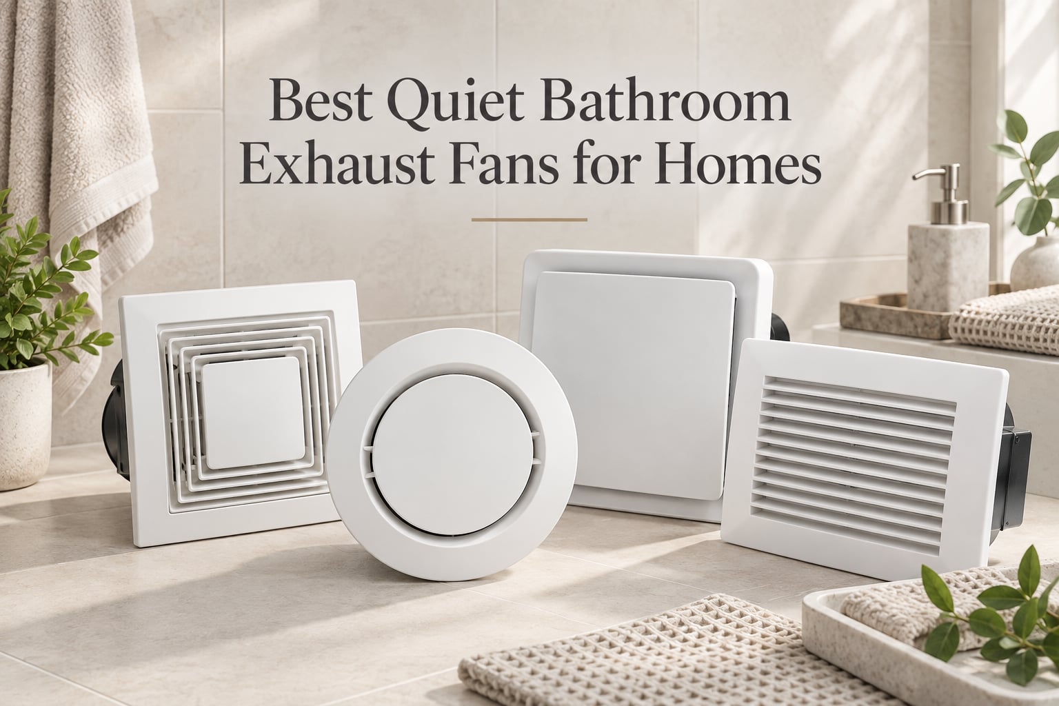 Best Quiet Bathroom Exhaust Fans for Homes
