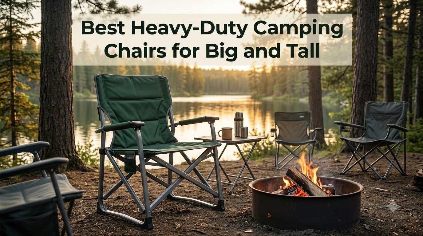 Best Heavy-Duty Camping Chairs for Big and Tall