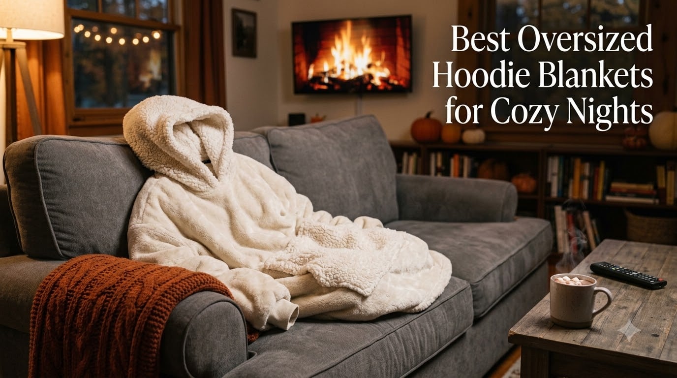 Best Oversized Hoodie Blankets for Cozy Nights