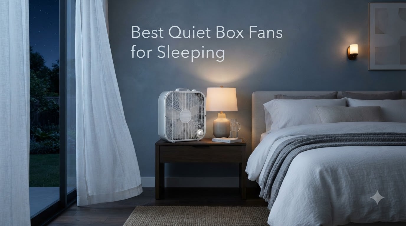 Best Quiet Box Fans for Sleeping