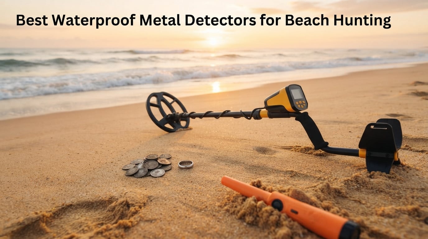 Best Waterproof Metal Detectors for Beach Hunting