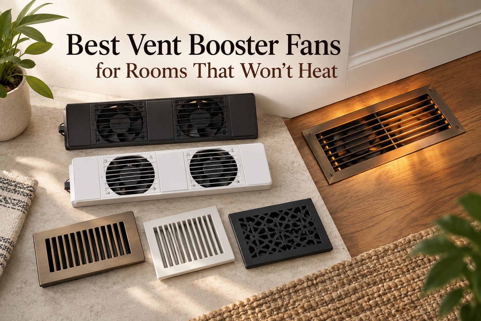 Best Vent Booster Fans for Rooms That Won't Heat