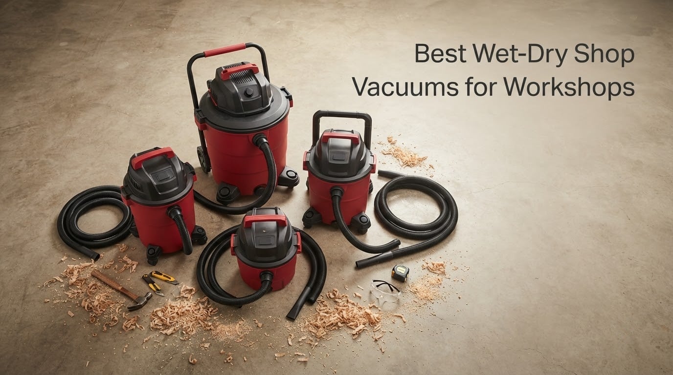 Best Wet-Dry Shop Vacuums for Workshops