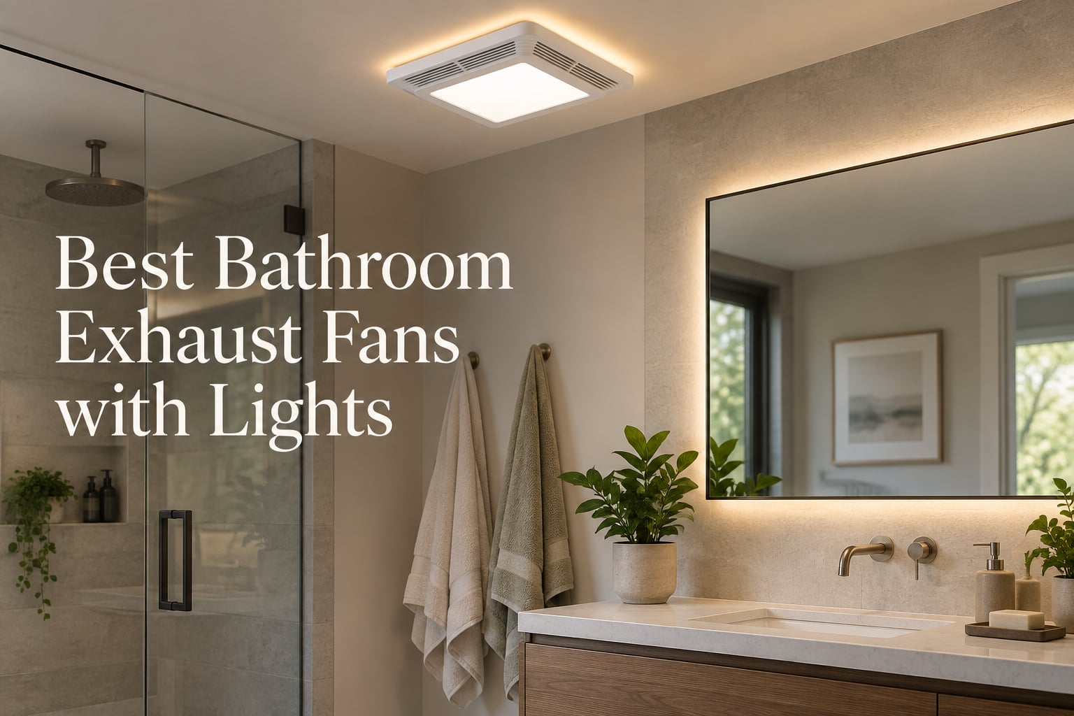 Best Bathroom Exhaust Fans with Lights