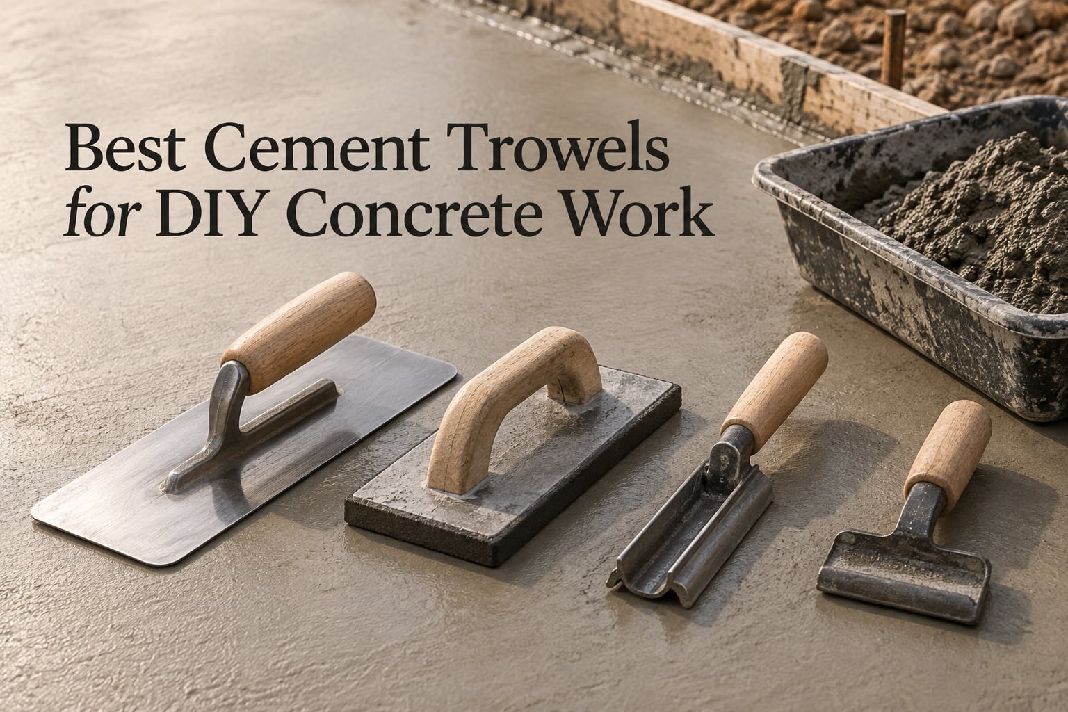 Best Cement Trowels for DIY Concrete Work