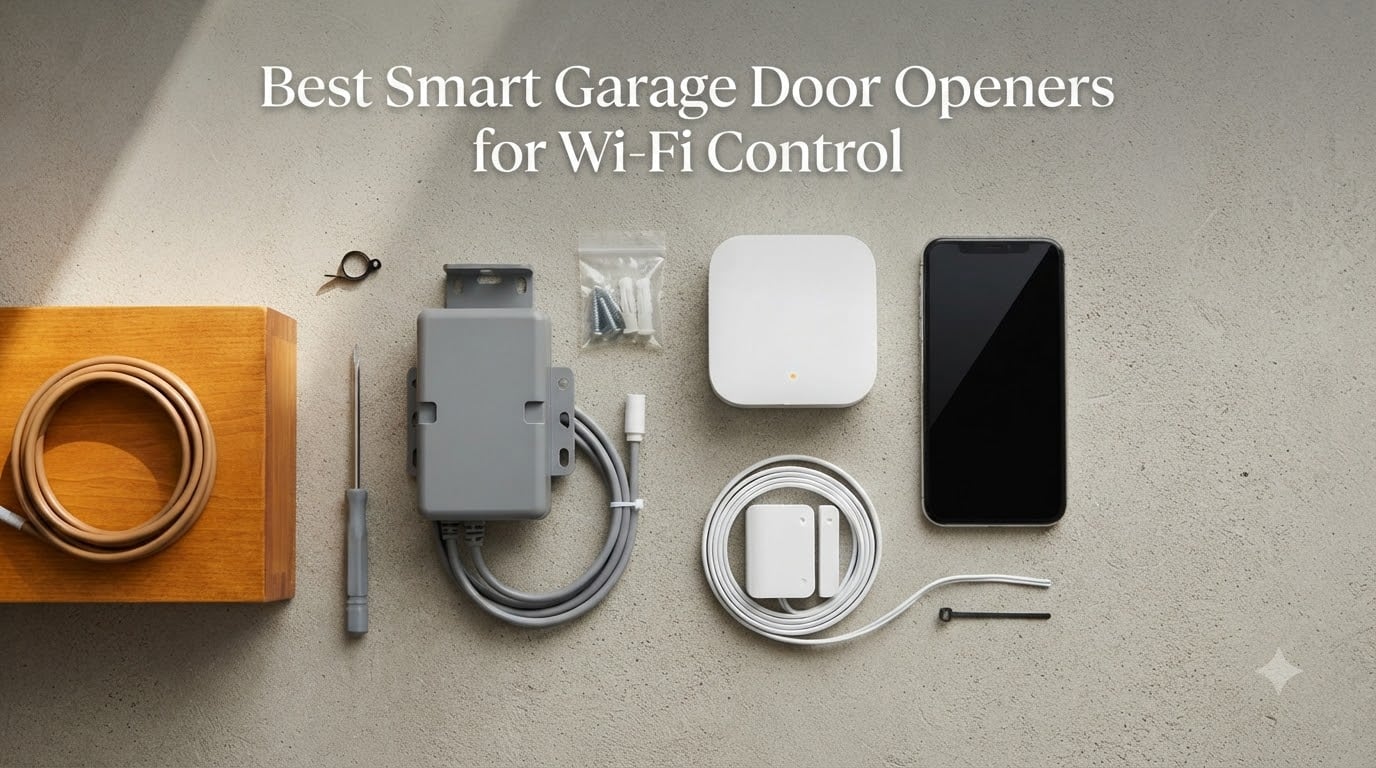 Best Smart Garage Door Openers for Wi-Fi Control