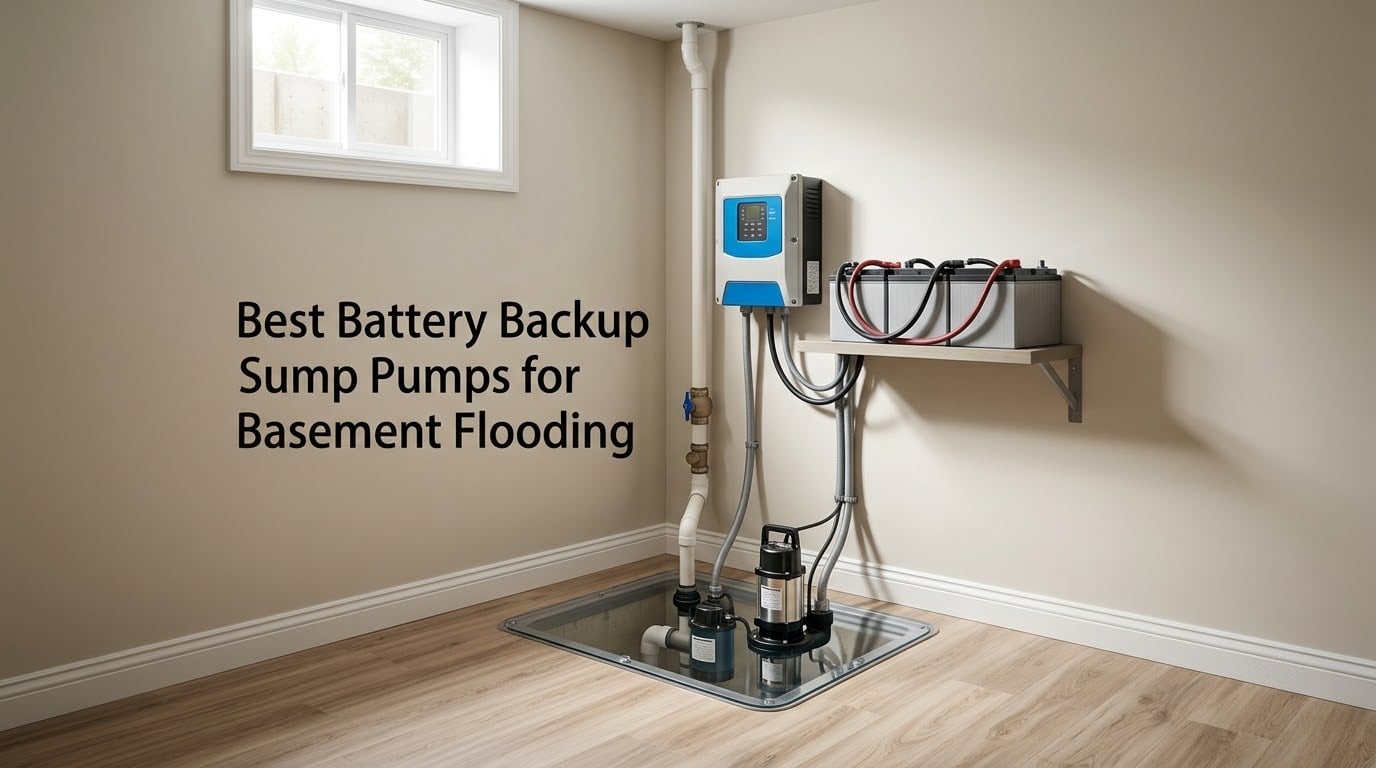 Best Battery Backup Sump Pumps for Basement Flooding