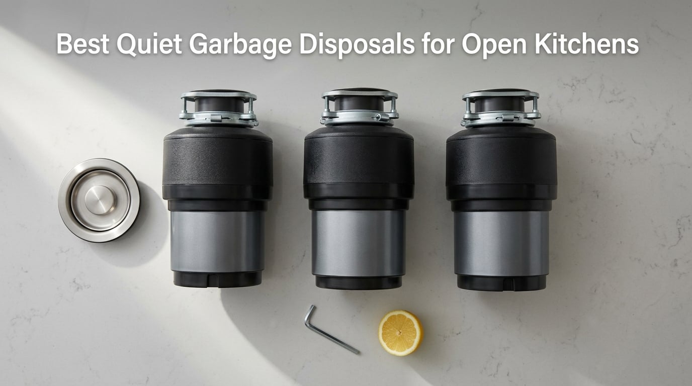 Best Quiet Garbage Disposals for Open Kitchens