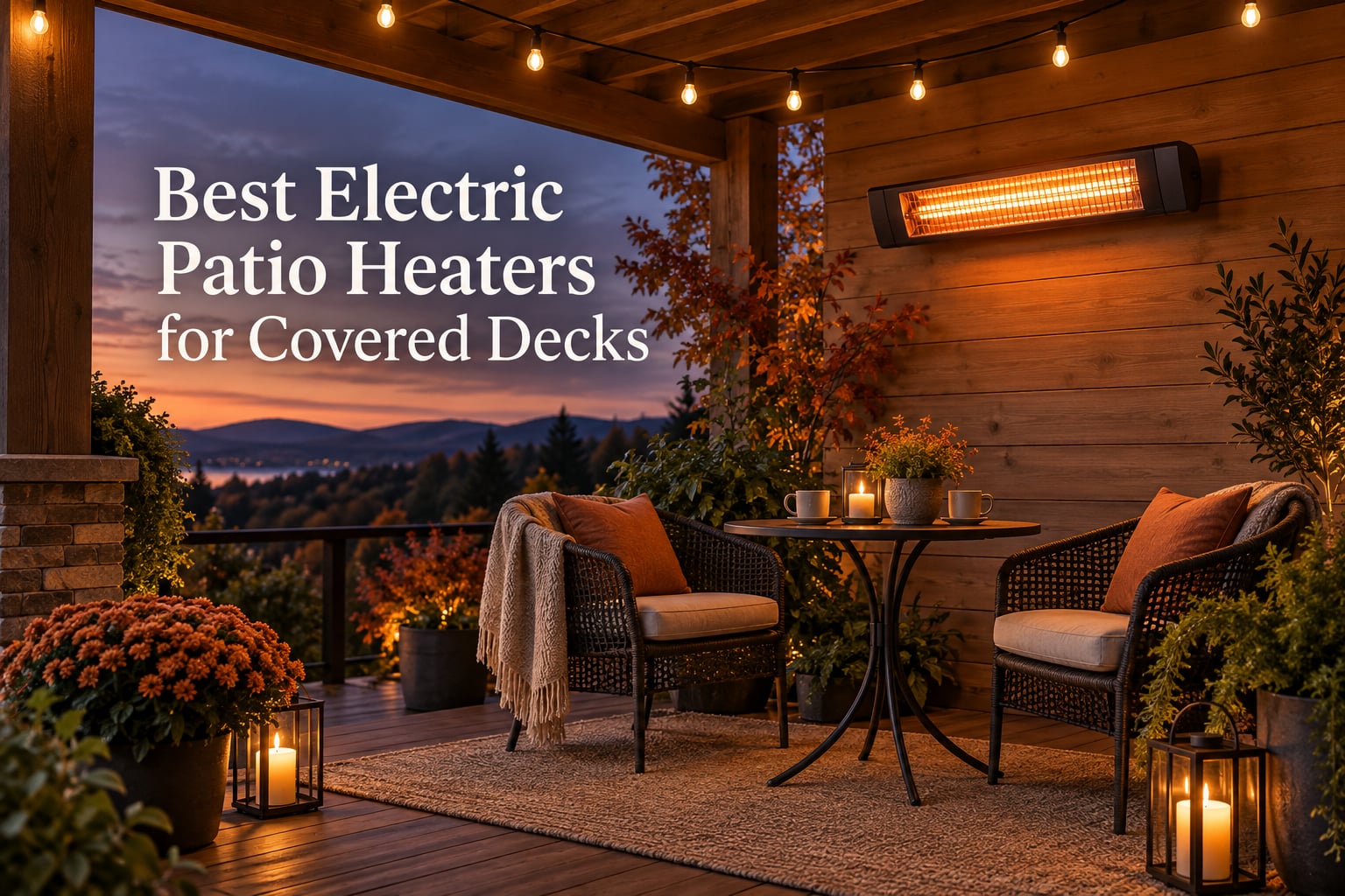 Best Electric Patio Heaters for Covered Decks