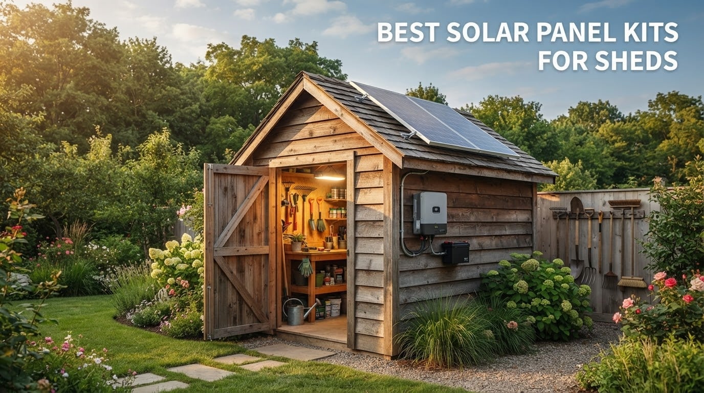 best solar panel kits for sheds