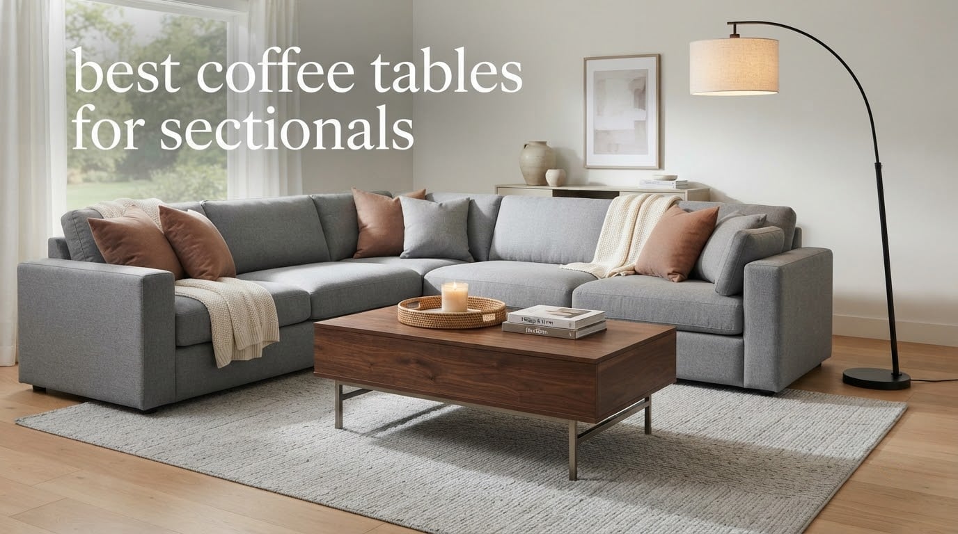 best coffee tables for sectionals