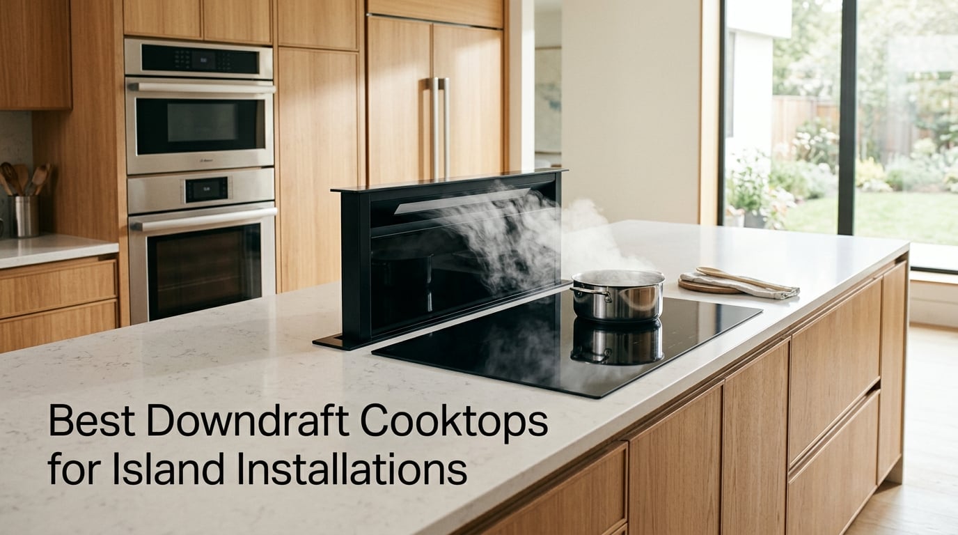 Best Downdraft Cooktops for Island Installations