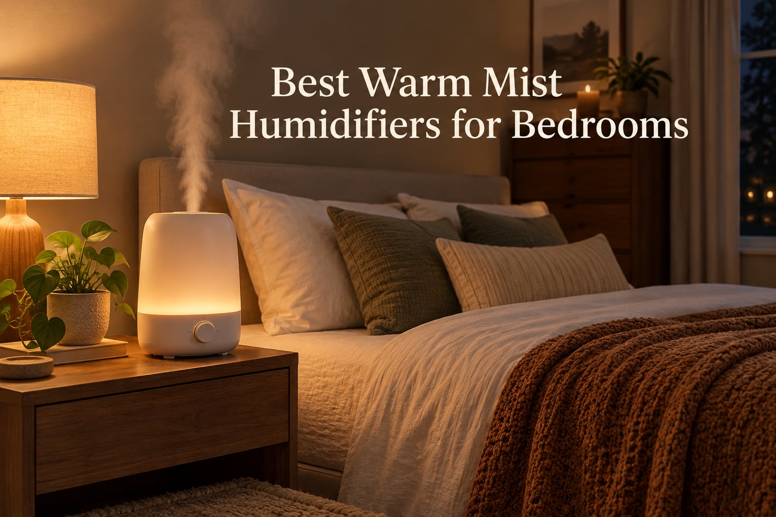 Best Warm Mist Humidifiers for Bedrooms