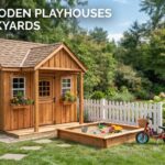 best wooden playhouses for backyards