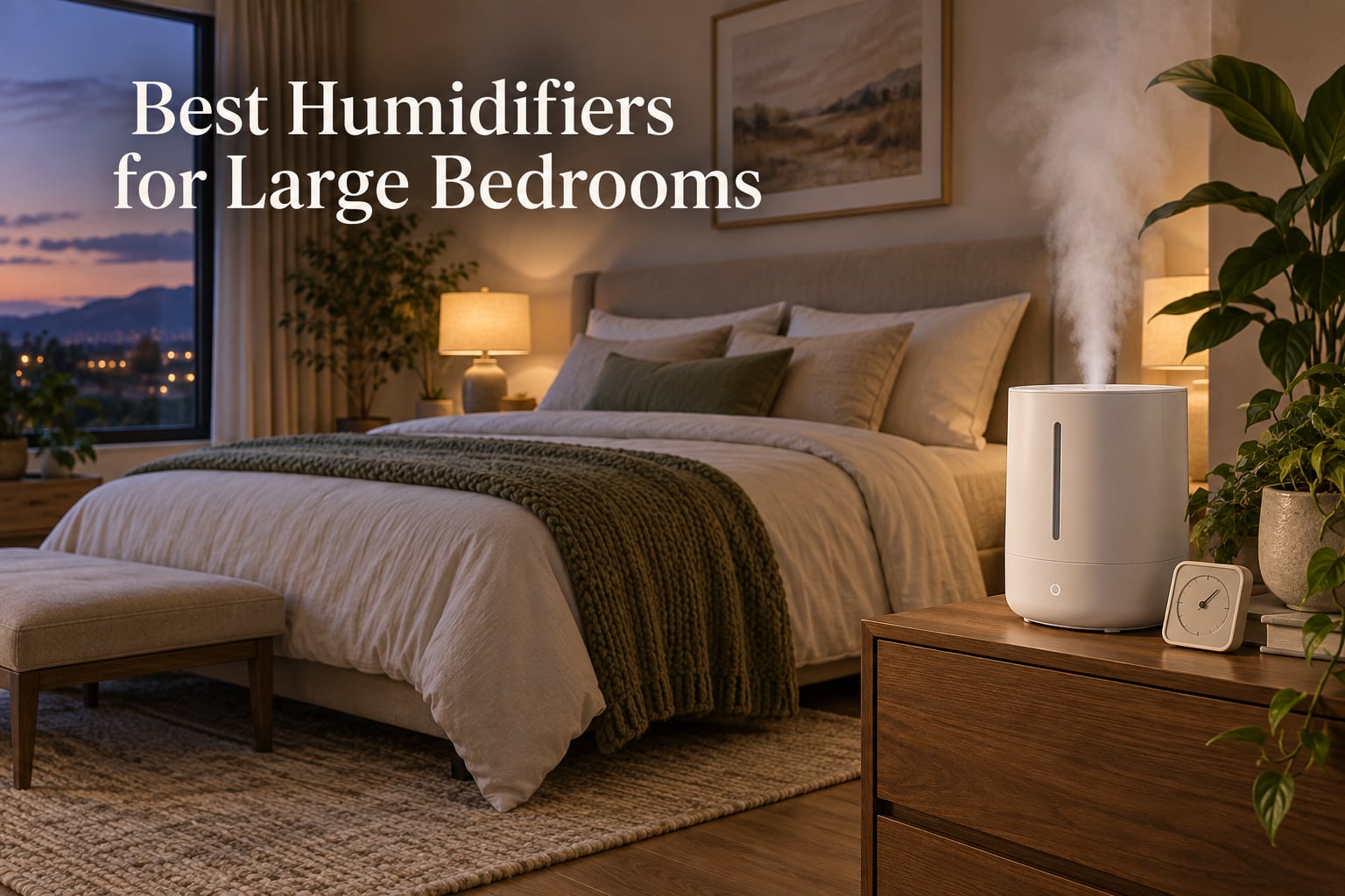 Best Humidifiers for Large Bedrooms