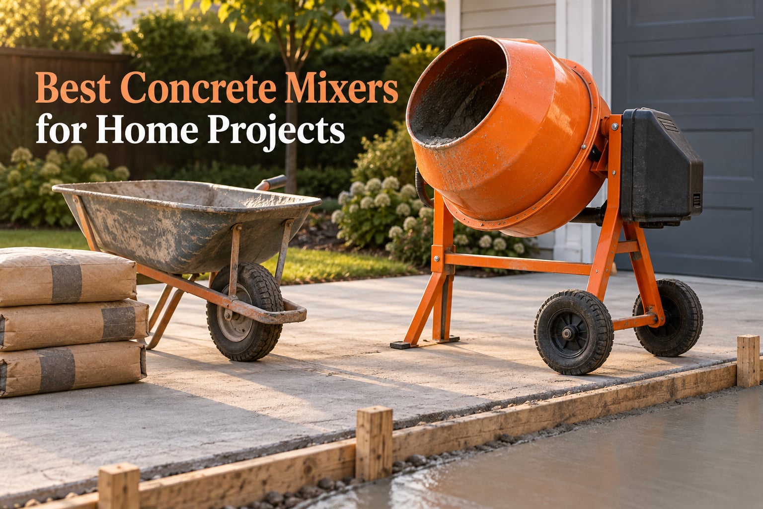 Best Concrete Mixers for Home Projects