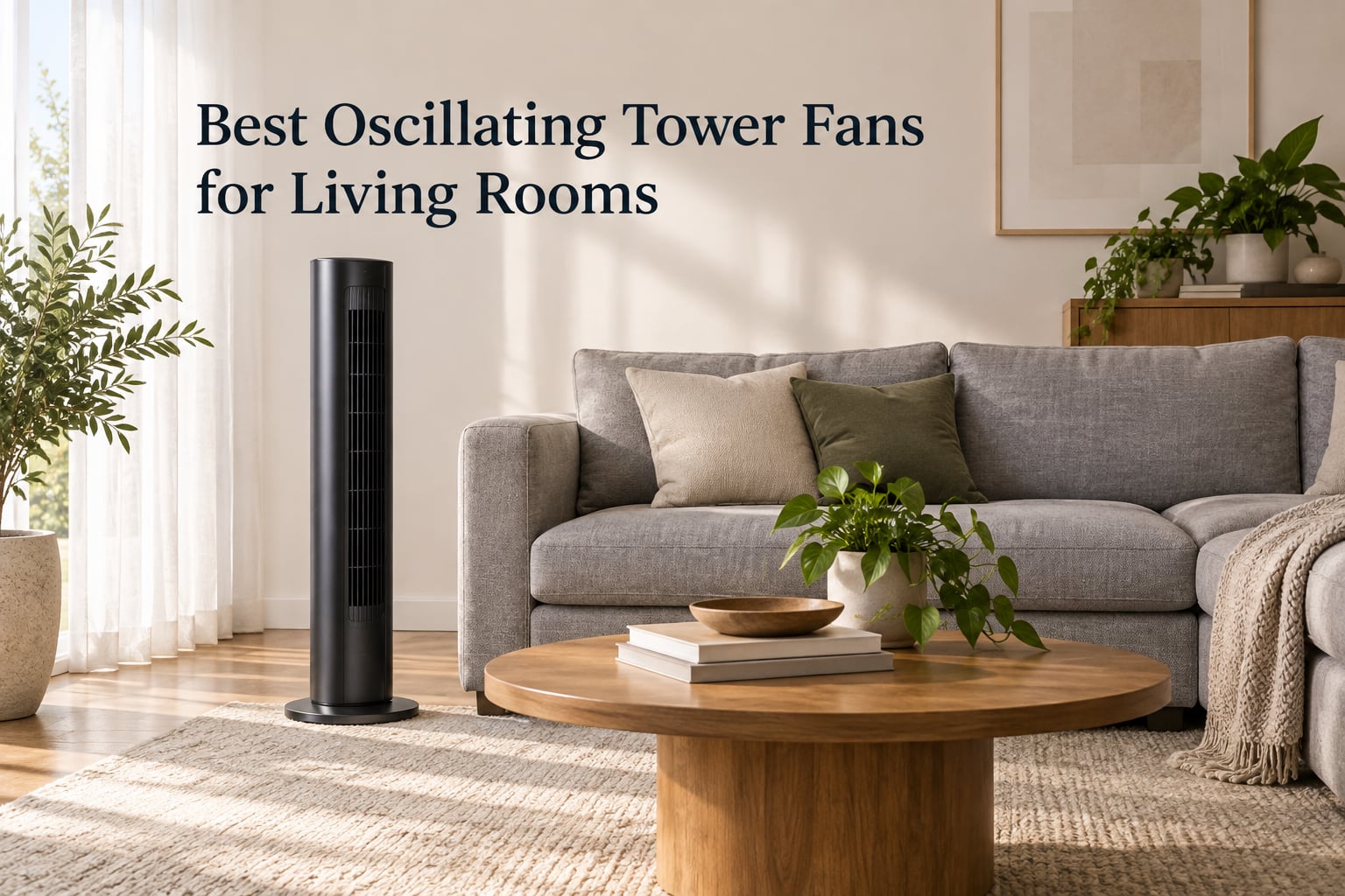 Best Oscillating Tower Fans for Living Rooms