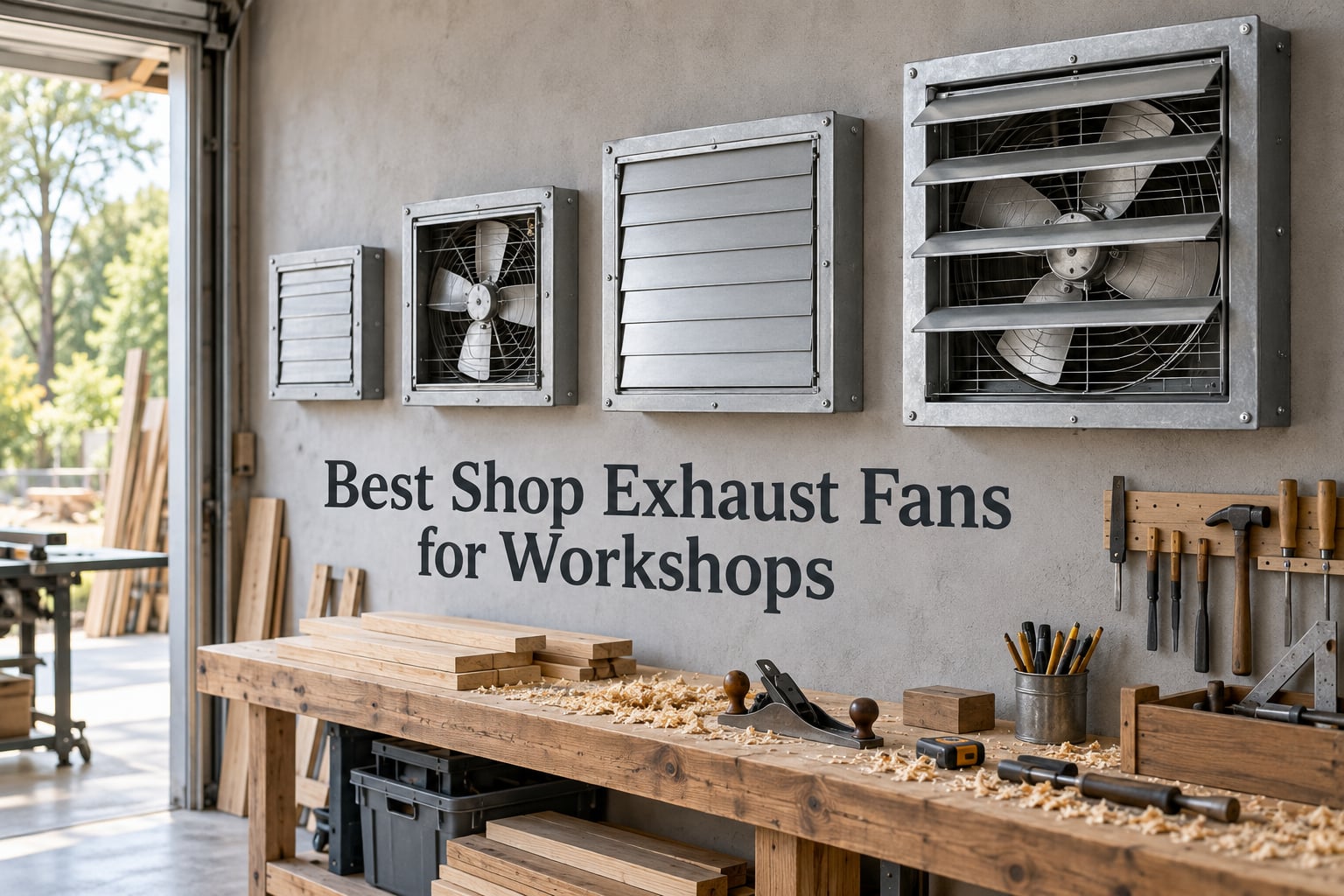 Best Shop Exhaust Fans for Workshops