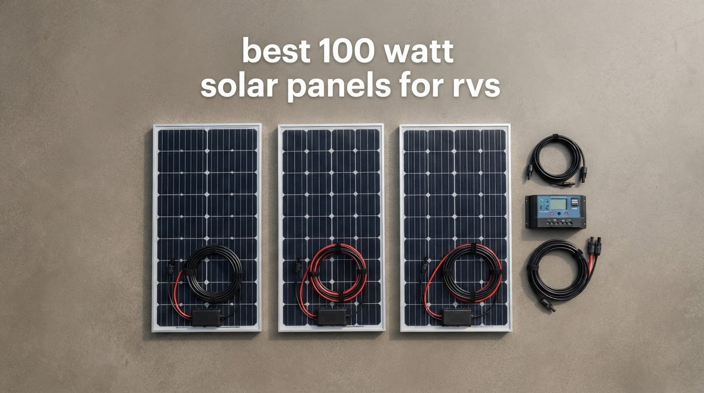 best 100 watt solar panels for rvs