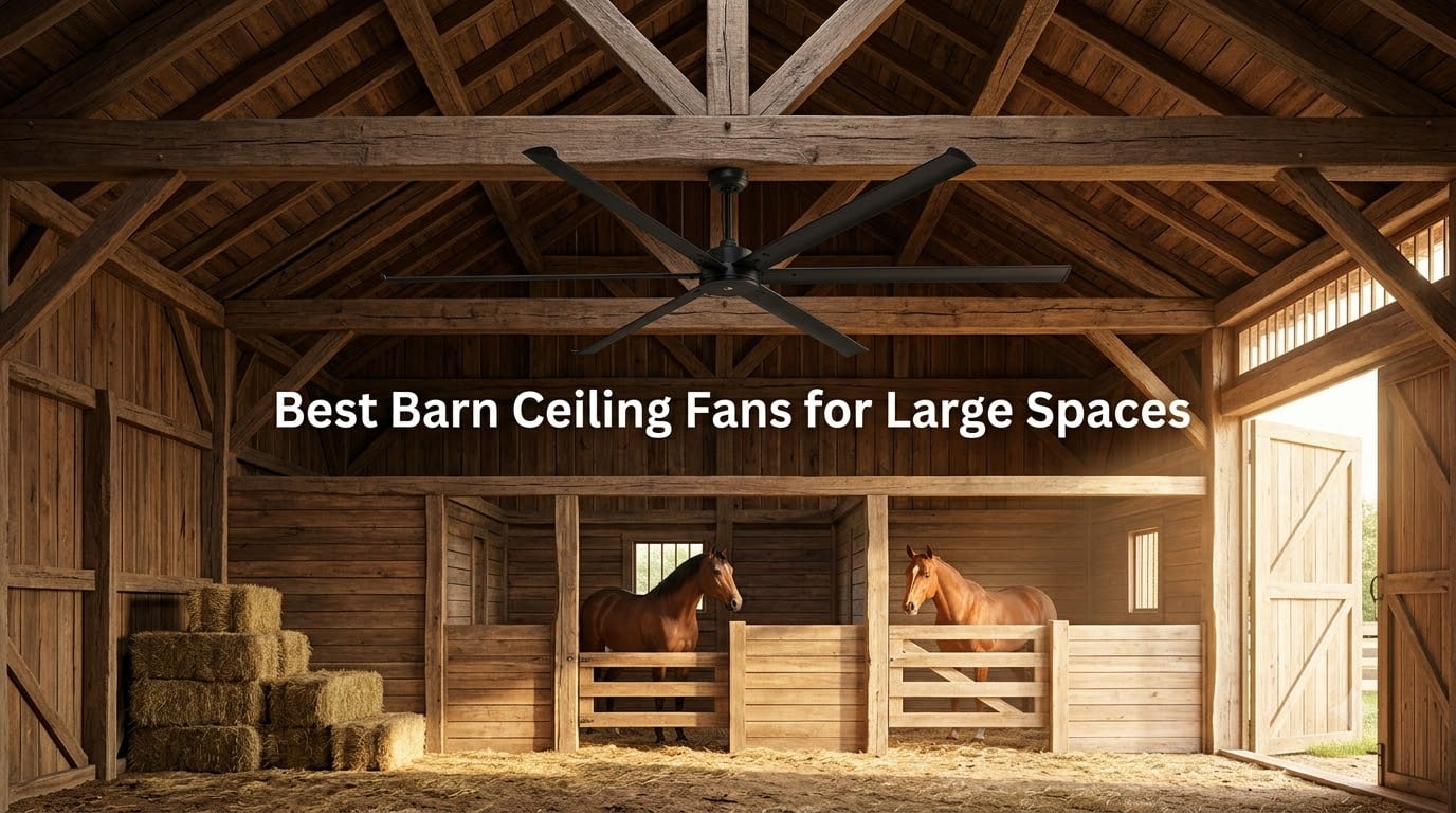 Best Barn Ceiling Fans for Large Spaces