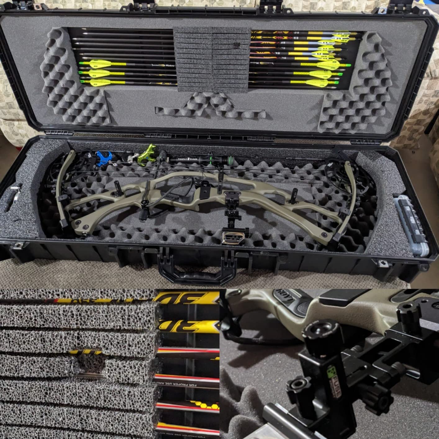 Case Club Compound Bow Case Gen 2 - Pre-Cut, Wheeled & Waterproof customer photo 1