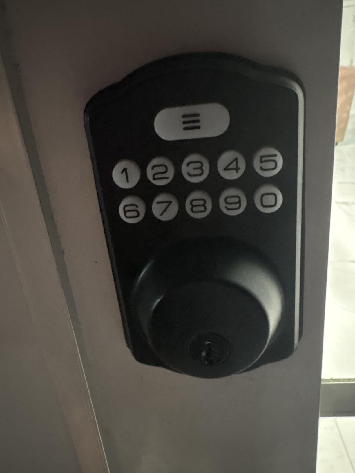 Veise KS01B Keypad Door Lock with 2 Lever Handles Set, Matte Black customer photo 2
