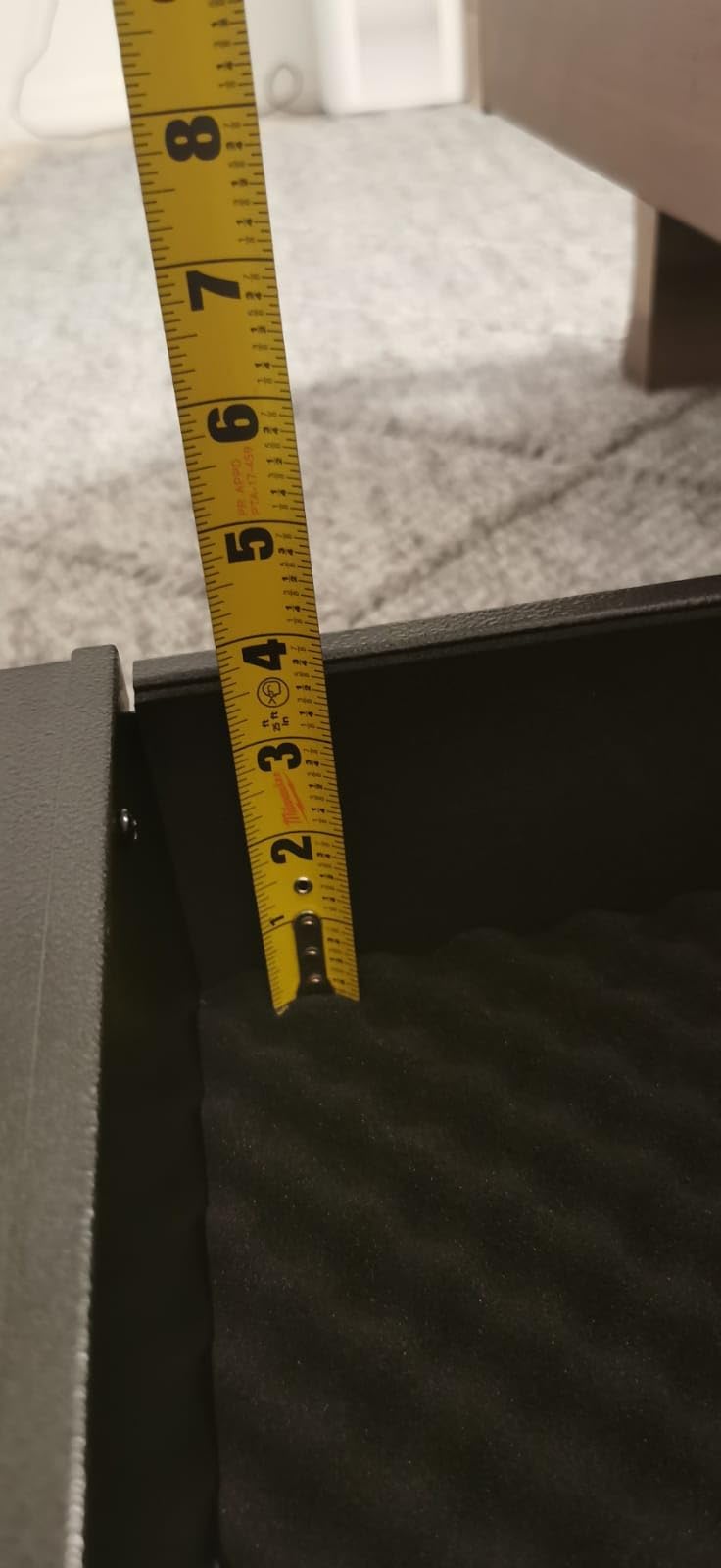 Heavy-duty Under Bed Safe, Rapid Gun Storage Safe Drawer safe for AR Rifle Ammo Pistol Accessories for Home and Vehicle customer photo 1