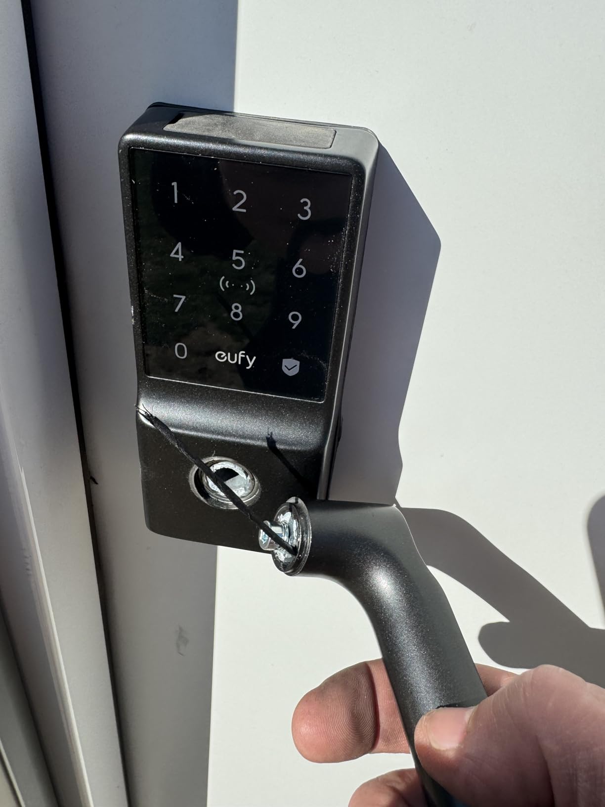 eufy Security Smart Lock C33, Keypad Door Lock with Handle, Built-in Wi-Fi customer photo 1