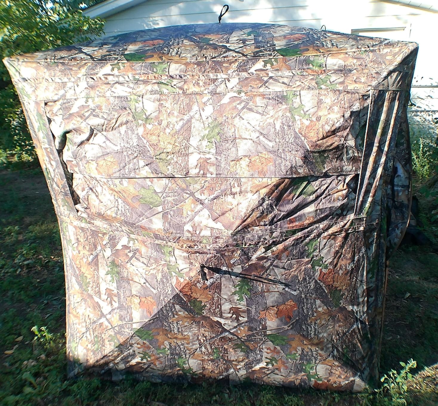 FLISSA Hunting Blind, 270/360 See-Through Ground Blind for Deer Hunting customer photo 2