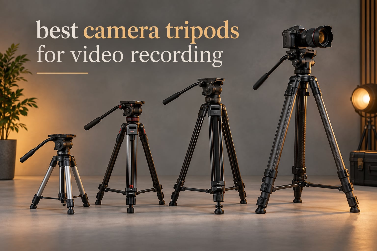 best camera tripods for video recording