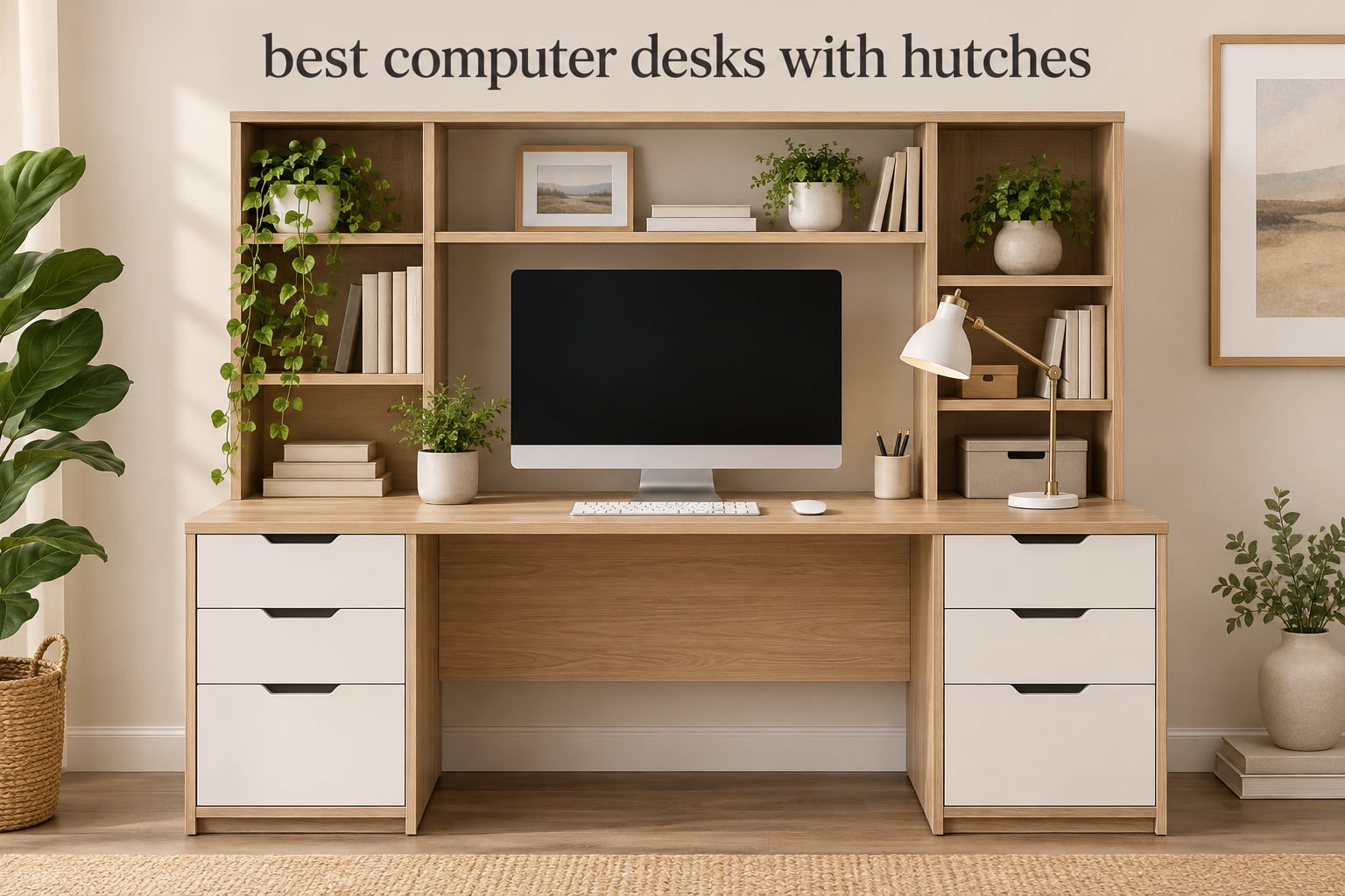 best computer desks with hutches