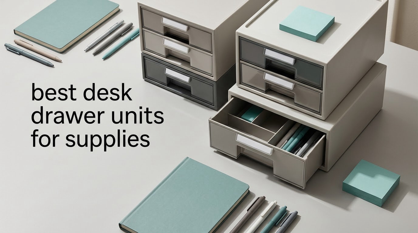 best desk drawer units for supplies
